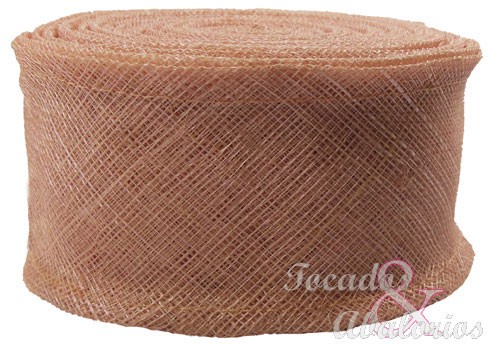 Cinta Sinamay Doble Capa, Doble pliegue, 7 CM Cinta Sinamay Doble Capa, Doble pliegue, 7 CM