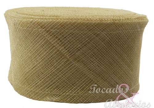 Cinta Sinamay Doble Capa, Doble pliegue, 7 CM Cinta Sinamay Doble Capa, Doble pliegue, 7 CM