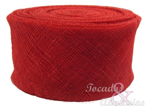 Cinta Sinamay Doble Capa, Doble pliegue, 7 CM Cinta Sinamay Doble Capa, Doble pliegue, 7 CM
