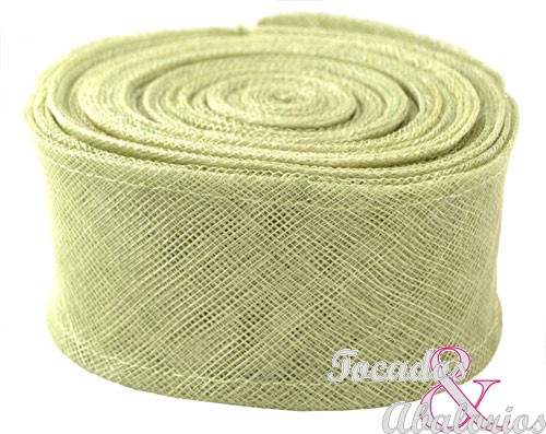 Cinta Sinamay Doble Capa, Doble pliegue, 7 CM Cinta Sinamay Doble Capa, Doble pliegue, 7 CM