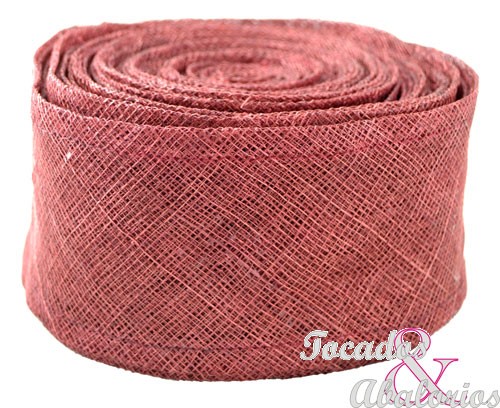 Cinta Sinamay Doble Capa, Doble pliegue, 7 CM Cinta Sinamay Doble Capa, Doble pliegue, 7 CM