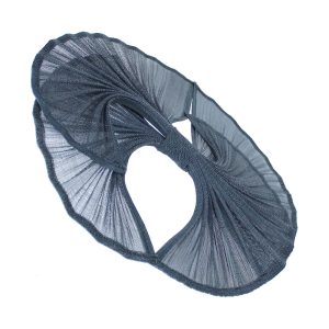 TRIPLE ÉVENTAIL SINAMAY SOIE gris
