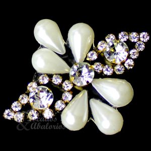 Aplicación perlas y strass