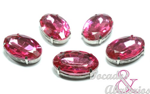 Aplicacion oval acrilica Aplicacion oval acrilica