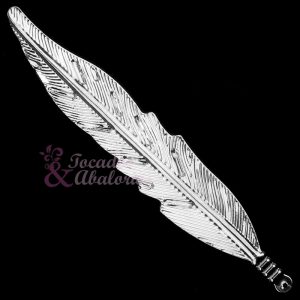 Pluma de latón 11x2 cm