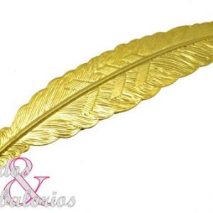 Pluma de latón de 11x2.5 cm