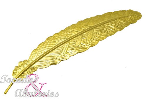 Pluma de latón de 11x2.5 cm Pluma de latón de 11x2.5 cm