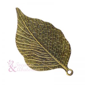 Hoja de latón de 6.5x3.5 cm