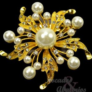 Broche Estrella perla
