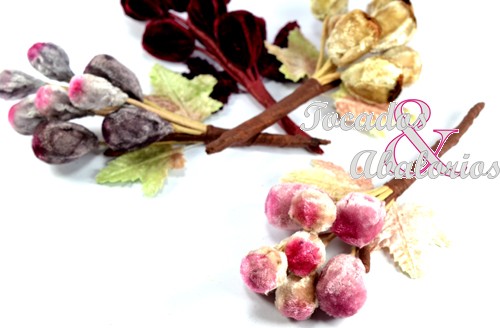 Ramillete 8 uvas terciopelo Ramillete 8 uvas terciopelo