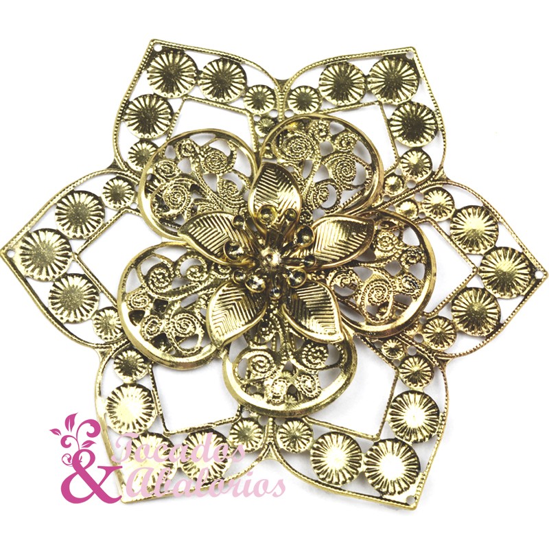 Flor Laton Estrella 10 CM Flor Laton Estrella 10 CM