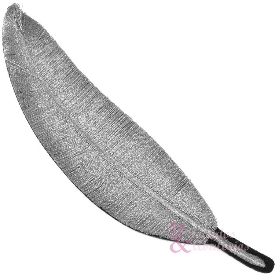 Pluma bordada 14CM. termoadhesiva Pluma bordada 14CM. termoadhesiva