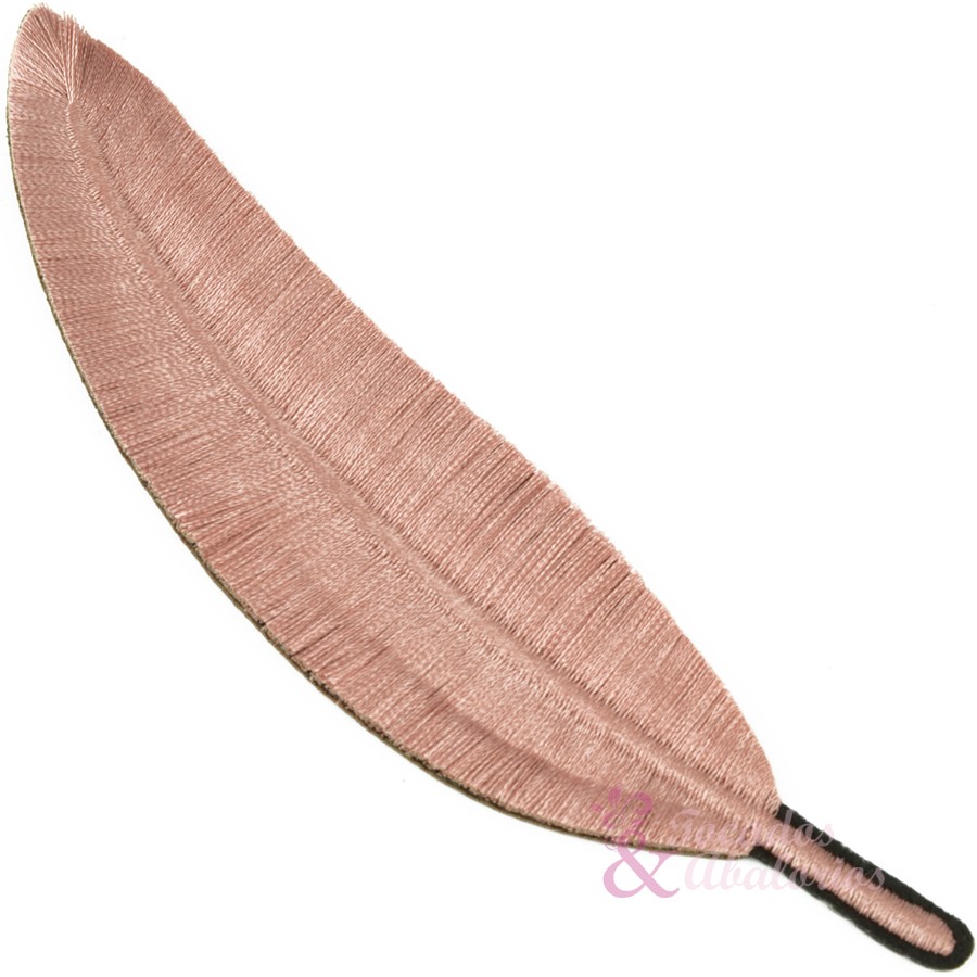 Pluma bordada 14CM. termoadhesiva Pluma bordada 14CM. termoadhesiva