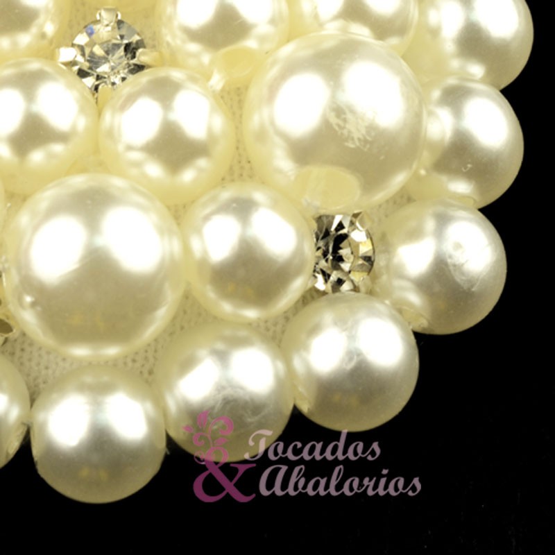 BOTON PERLAS Y STRASS BOTON PERLAS Y STRASS