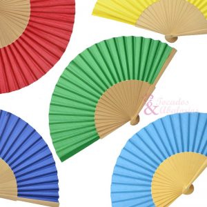 Abanico Madera 23cm