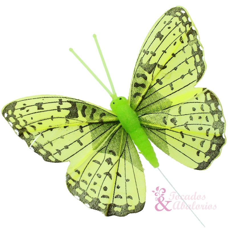 Mariposa plumas 8x6cm. Mariposa plumas 8x6cm.