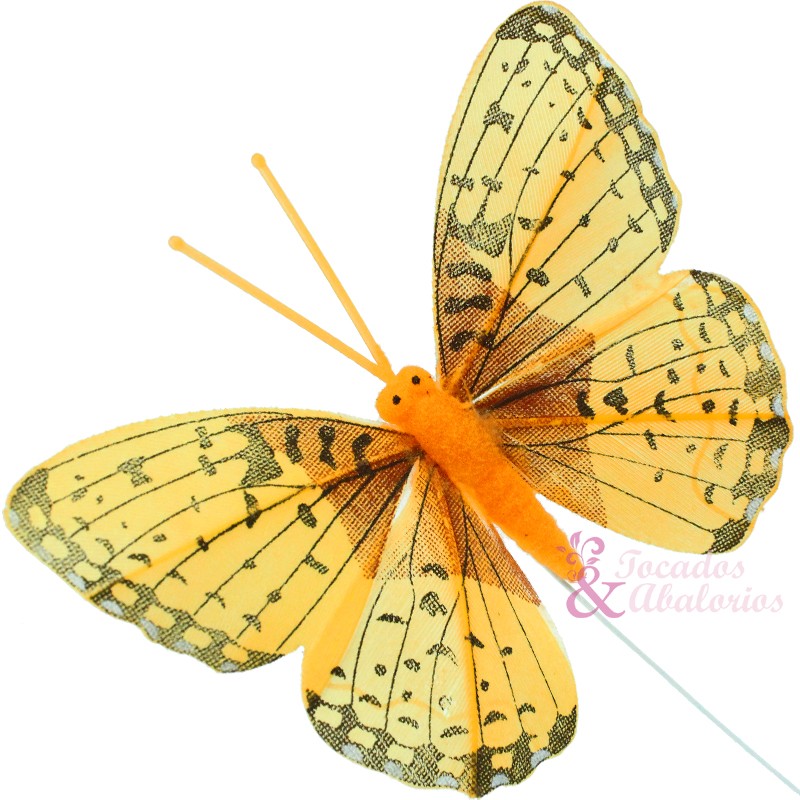 Mariposa plumas 8x6cm. Mariposa plumas 8x6cm.