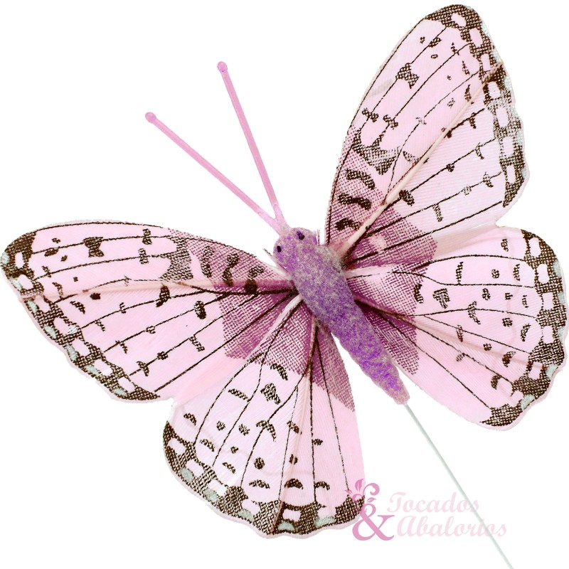 Mariposa plumas 8x6cm. Mariposa plumas 8x6cm.