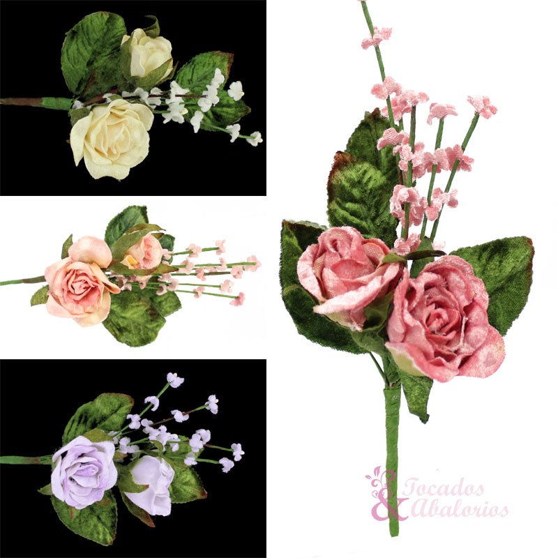 RAMILLETE ROSAS Y FLORECILLAS RAMILLETE ROSAS Y FLORECILLAS