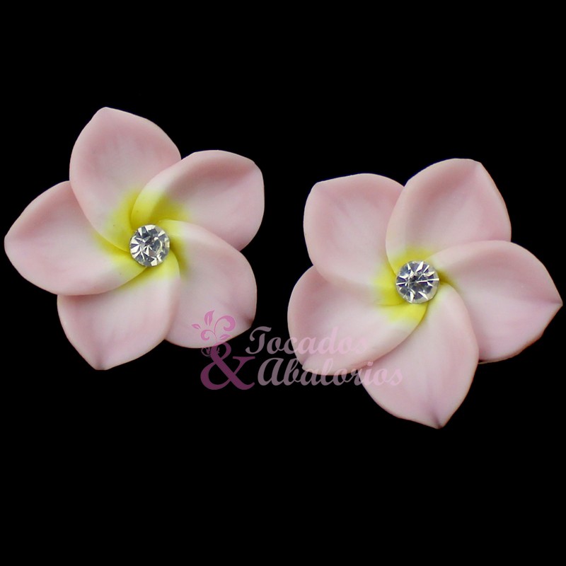 FLOR FIMO CON CRISTAL (2UD) FLOR FIMO CON CRISTAL (2UD)