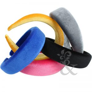 Turbante forrado de terciopelo