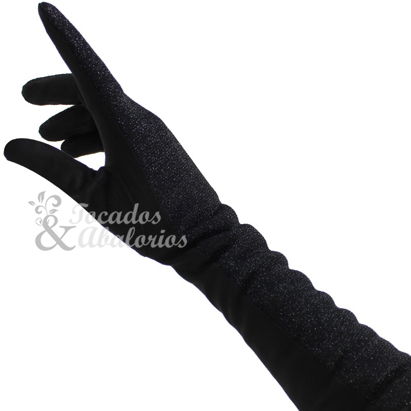 Guantes de terciopelo con brillo Guantes de terciopelo con brillo