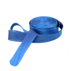 BIAIS SINAMAY SOIE 03CM bleuklein