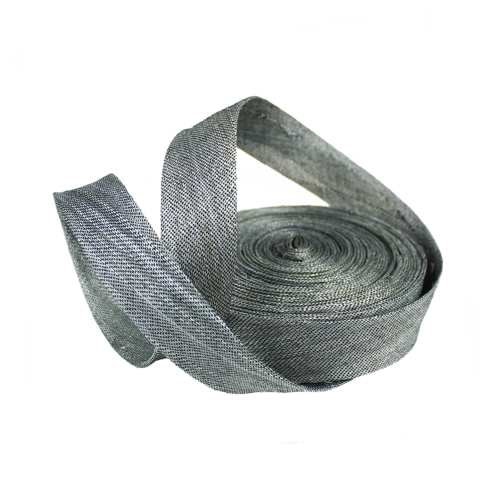 BIAIS SINAMAY SOIE 03CM grisargente BIAIS SINAMAY SOIE 03CM grisargente