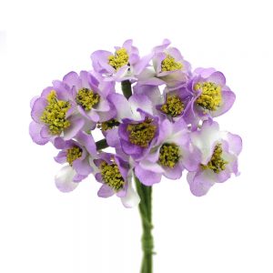 BOUQUET DE FLEURS AVEC PISTILS mauve