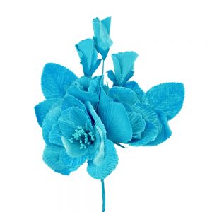 BOUQUET ENSUEÑO 24X18CM turquoise