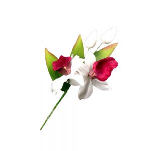 BOUQUET ORCHIDÉE 19X11CM bougainvillea