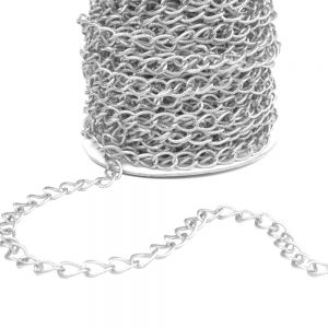 CHAÎNE ALUMINIUM ARCEAUX argent