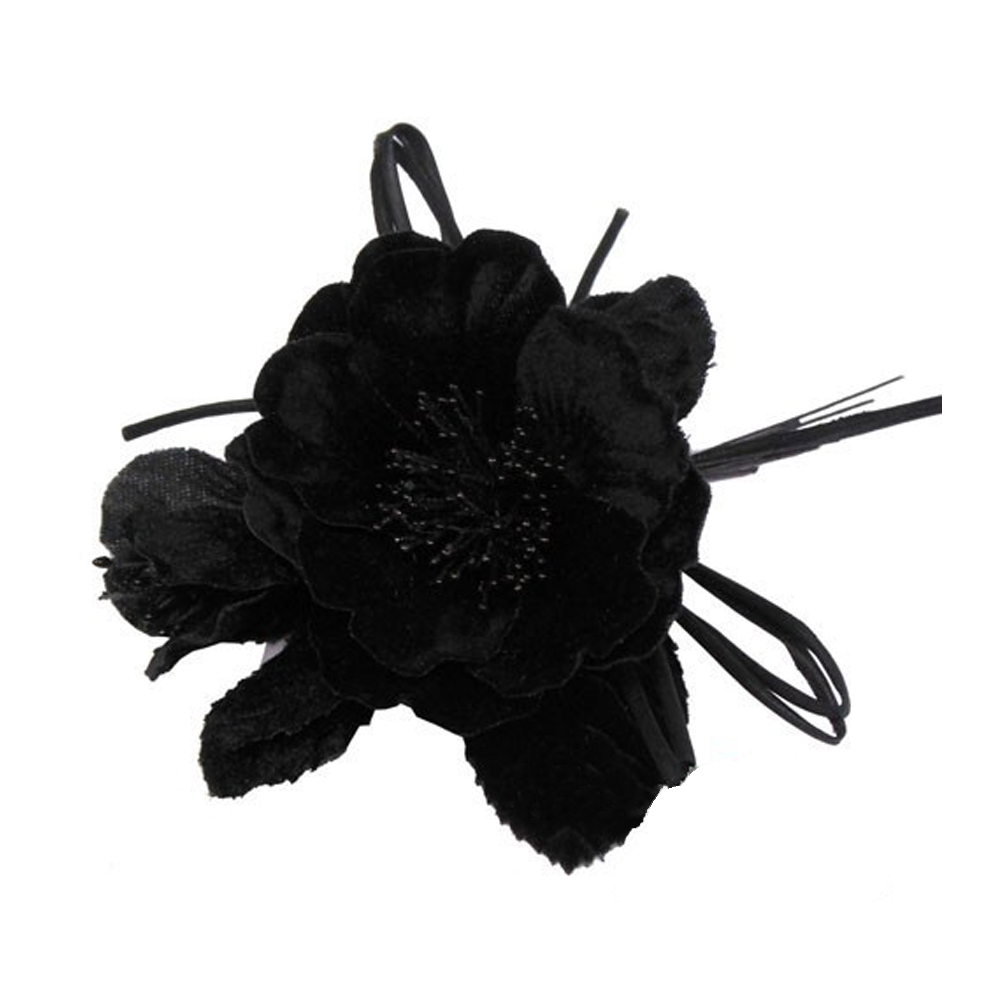 COQUELICOT VELOURS 17X12CM noir COQUELICOT VELOURS 17X12CM noir