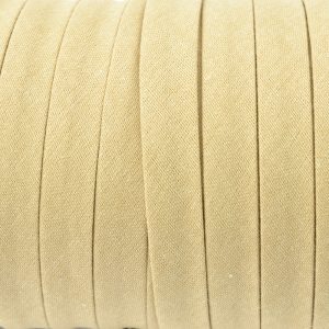 Cordon spaghetti coton 10mm beige