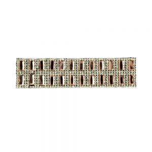 Cristal saumon sur saphir