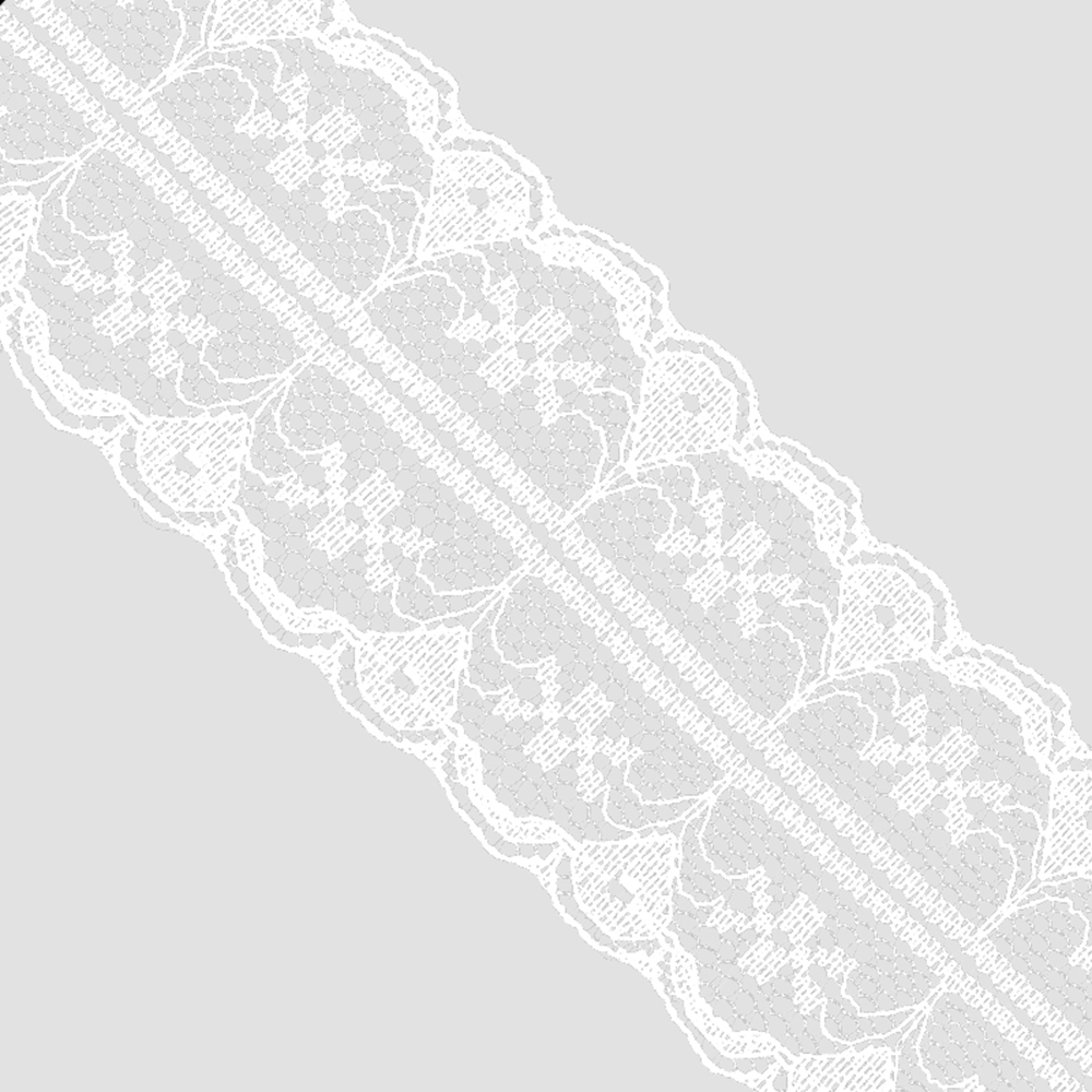 DENTELLE EN NYLON 3,5CM blanc DENTELLE EN NYLON 3,5CM blanc