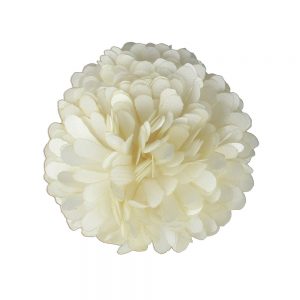 FLEUR OEILLET 06CM Écru
