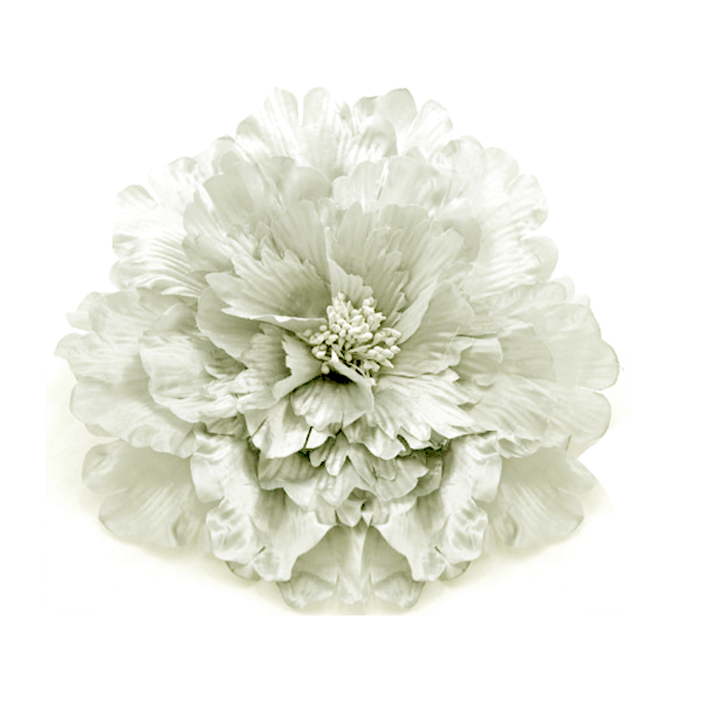 Flor de seda 20 cm crudo Flor de seda 20 cm crudo