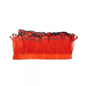 GALON PLUMES LADY AMHERST rouge