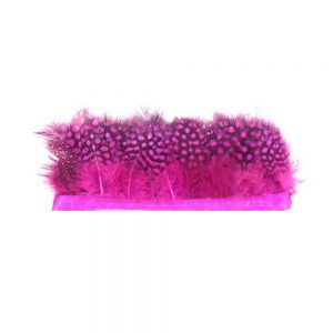 GALON PLUMES PINTADE bougainvillea