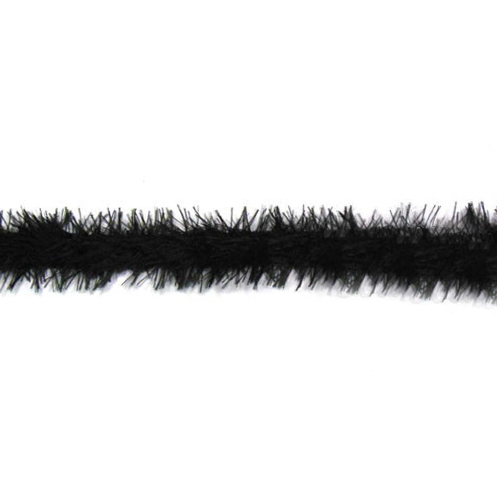 GALON RAYONNE IMILI PLUME noir GALON RAYONNE IMILI PLUME noir