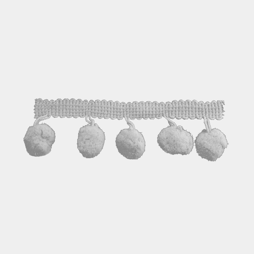 Galon pompons 1,5cm gris Galon pompons 1,5cm gris