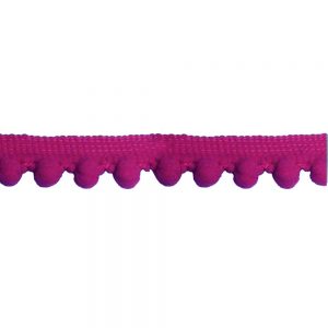 Galon pompons moyens 1,5cm bougainvillea