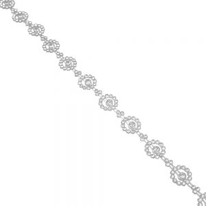 Galon strass 1,5cm blanc