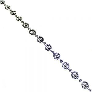 Galon strass 1,5cm noir