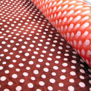 ORGANZA POIS 48CM rouge
