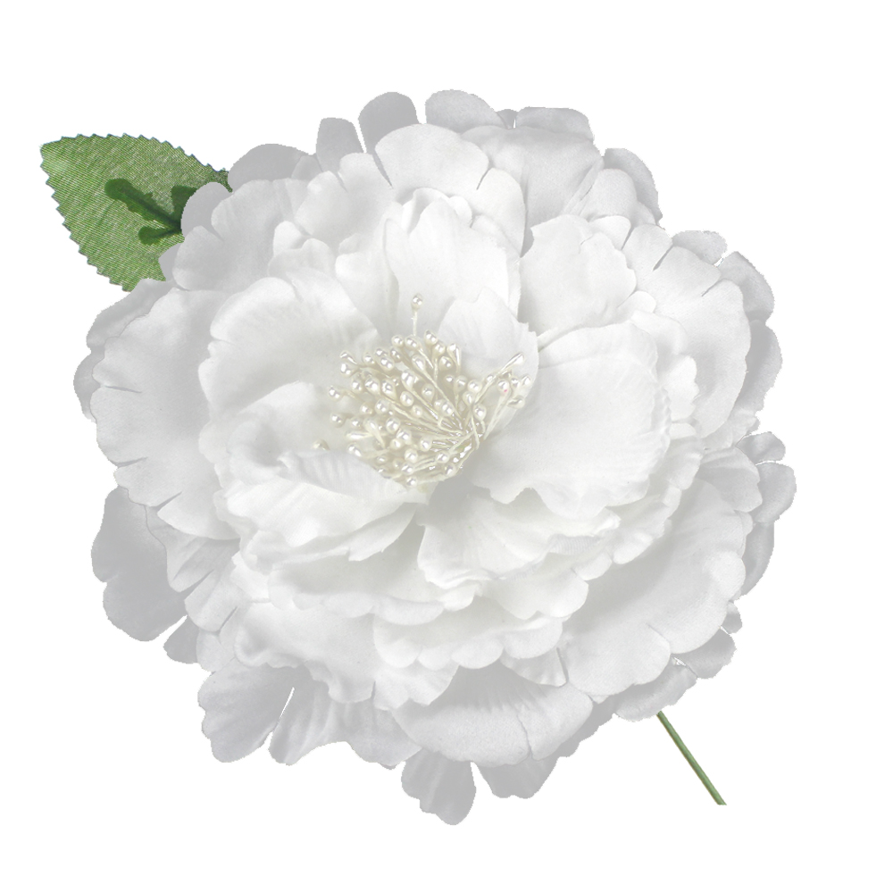 PIVOINE EN TISSU blanc PIVOINE EN TISSU blanc