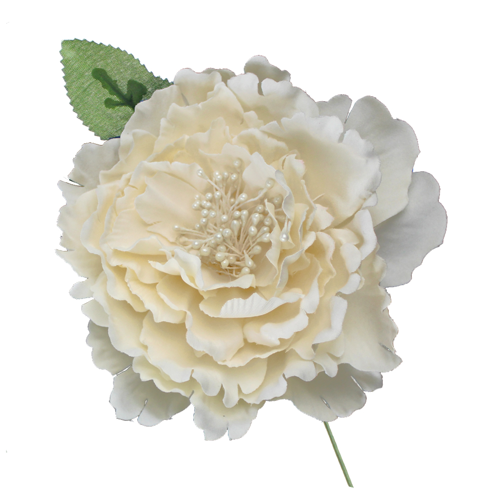 PIVOINE EN TISSU ecru PIVOINE EN TISSU ecru