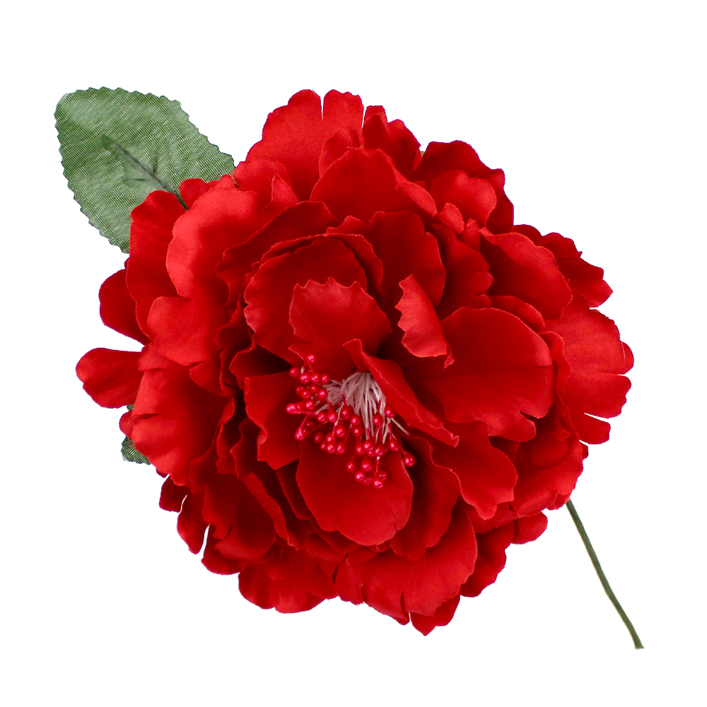 PIVOINE EN TISSU rouge PIVOINE EN TISSU rouge