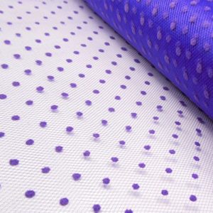 TULLE PLUMETIS 48CM violet